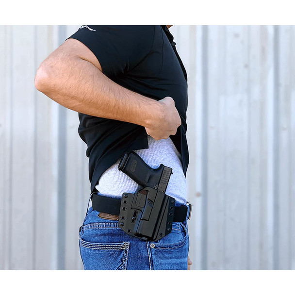 product variation BRAVO CONCEALMENT OWB BCA 3.0 RH Black Holster for Springfield Hellcat 9mm (BC10-1026) image