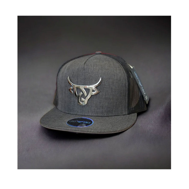 product variation LOST CALF Iron Grey/Black Flat Cap (LCF00008) image