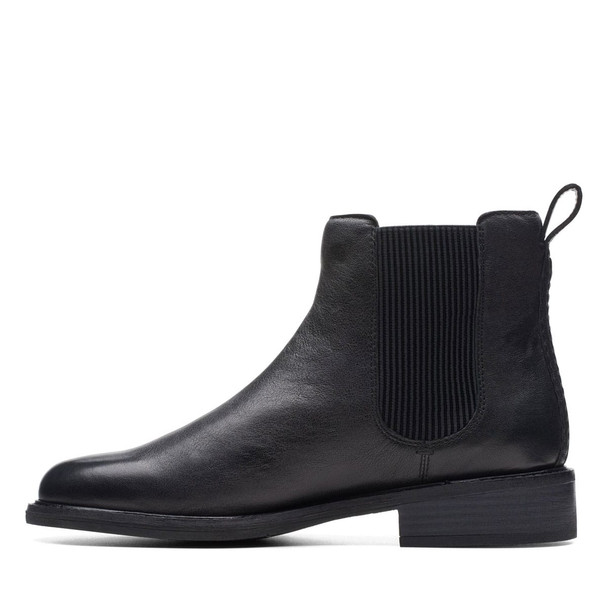 product variation Open Box (Damaged package): CLARKS Ladies Cologne Arlo2, Color: Black Leat, Size: 7, Width: M (261747674045) image
