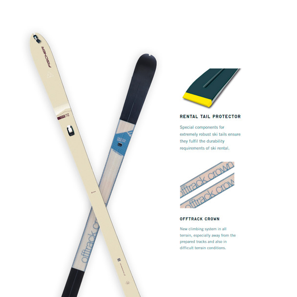 FISCHER S-Bound 112 Crown Dual-Skin Skis N53024