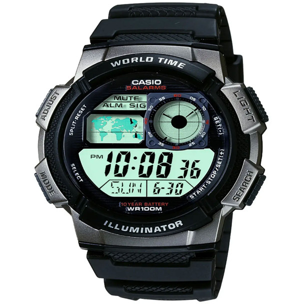product variation CASIO Men's Sport Digital Watches (AE1000W-1BVCF) image