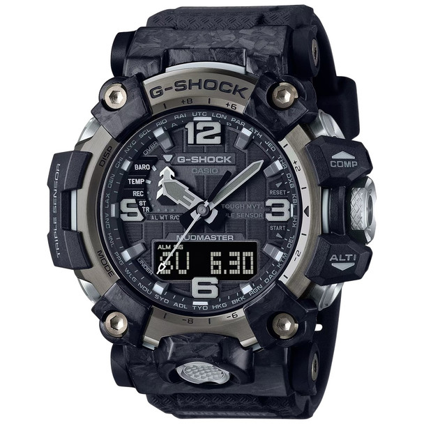 product variation CASIO G-Shock Tactical Mudmaster Black Solar Powered Analog-Digital Watches (GWG2000-1A1) image