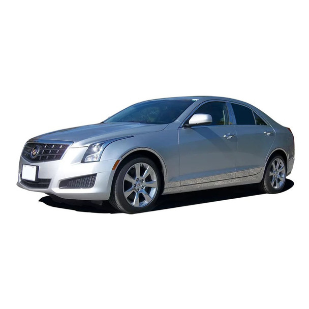 product variation QAA 6-Piece Stainless Steel Pillar Post Trim For Cadillac ATS 2013-2018, 4-door, Sedan (PP53236) image