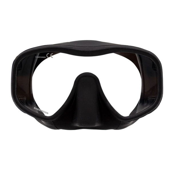 product variation SHERWOOD SCUBA Scope Black Silicone Frameless Mask (MA47BS) image