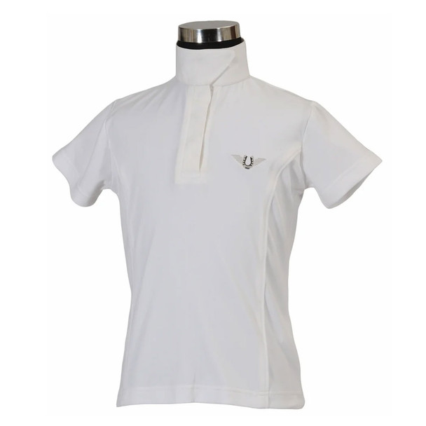 product variation TUFFRIDER Children's Kirby Kwik White Dry Short Sleeve Show Shirt (100692-107/01+01) image