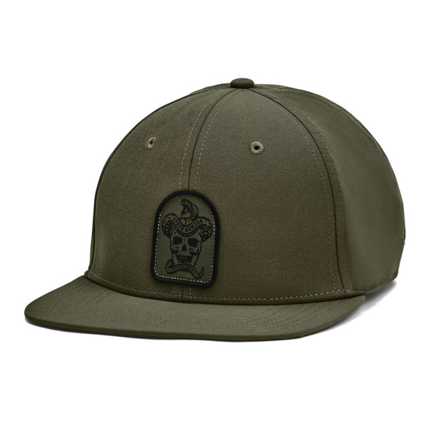 product variation UNDER ARMOUR Men's Freedom Marine OD Green/Black Flat Brim Cap (1386654-390-OSFM) image