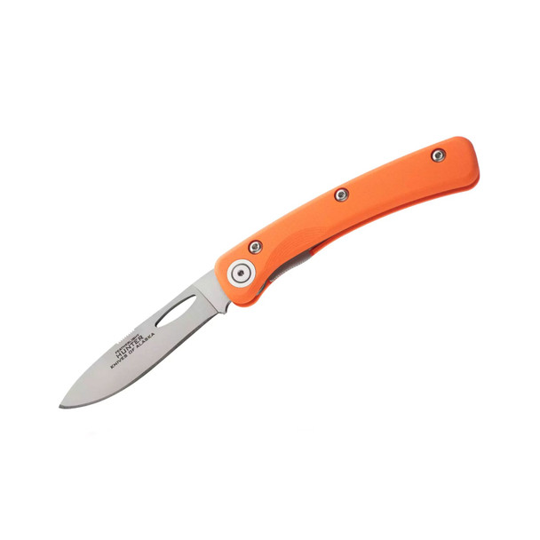 product variation KNIVES OF ALASKA Featherlight Hunter Drop Point G-10 Orange Handle Folding Knife w/ Clip (00450FG) image