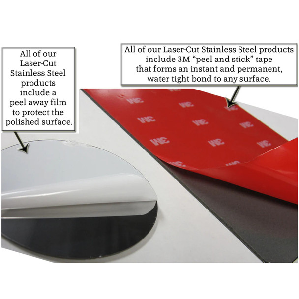 product variation QAA 2-Piece Stainless Steel Brush Plate Accent For Hummer H2 2003-2009, 4-door, SUV (HV43011) image