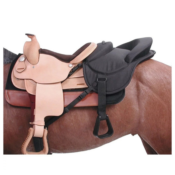 product variation MUSTANG Ride With Me Black Seat with Stirrups (9230D) image