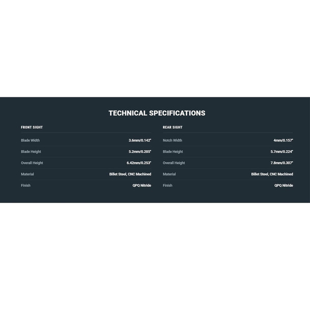 product variation TAG PRECISION Glock TSH TAC 9mm/.40 S&W Gun Sight (001BE001PN) image