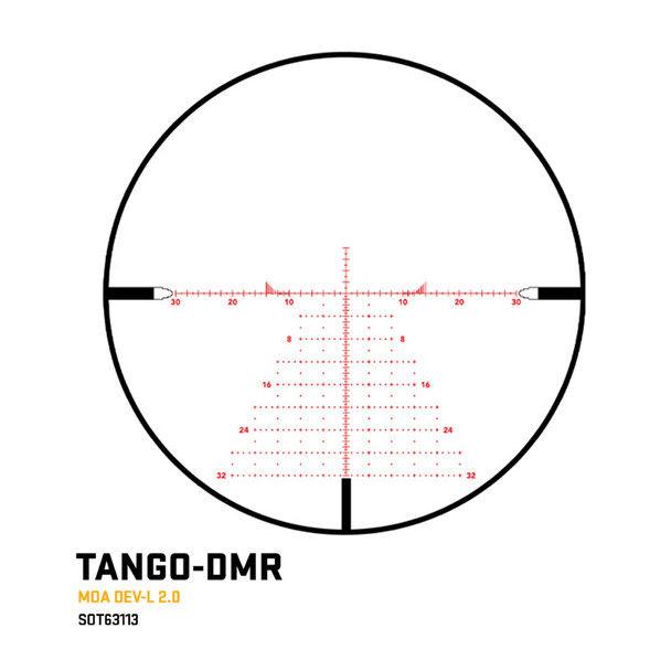 product variation SIG SAUER Tango-DMR 3-18x44mm 34mm FFP MOA DEV-L 2.0 Illum Reticle Black Riflescope (SOTD63113) image