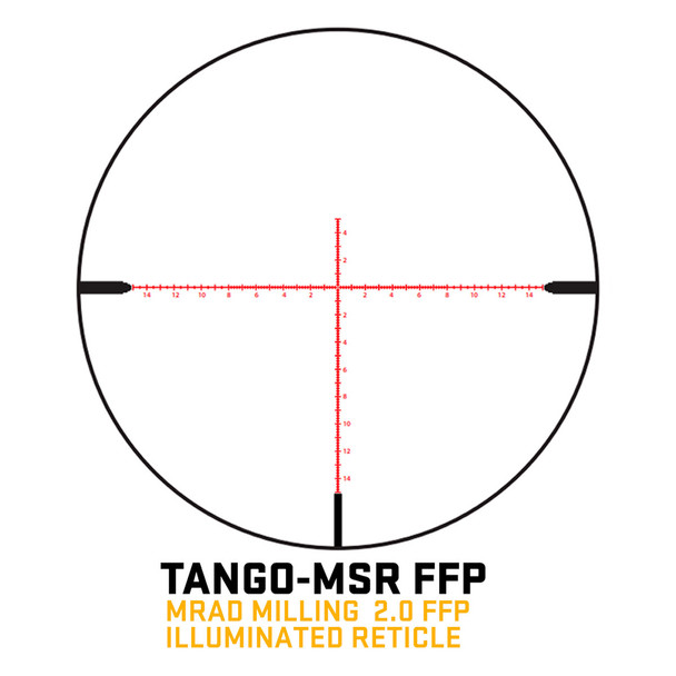 product variation SIG SAUER Tango-MSR 3-18x50 34mm FFP Illum MRAD Milling 2.0 Reticle Black Riflescope w/ Mount (SOTM63001) image