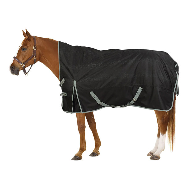 product variation OVATION Reflective High Neck Black Turnout Sheet (471211BLK) image