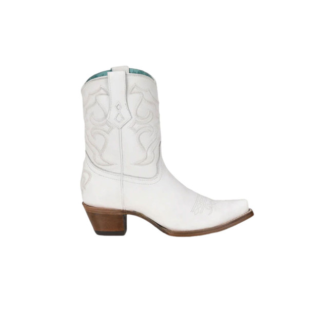 product variation CORRAL Women's Embroidery White Snip Toe Ankle Boot (Z5071) image