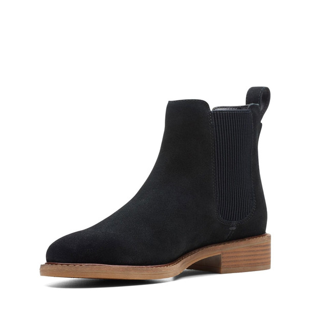 product variation Open Box (Damaged package): CLARKS Ladies Cologne Arlo2, Color: Black Sde, Size: 7.5, Width: M (261747684050) image