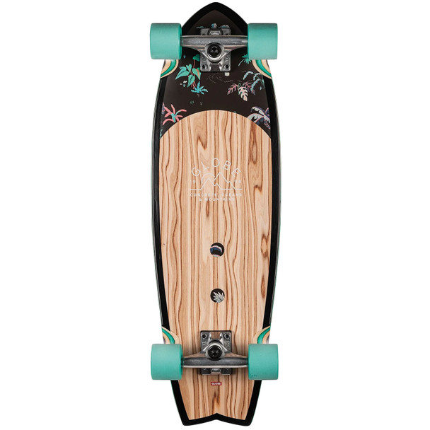 product variation GLOBE Sun City 30in Olivewood/Neon Jungle Cruiser Skateboard (10525031-OLIVEWOOD_NEON JUNGLE-30in) image