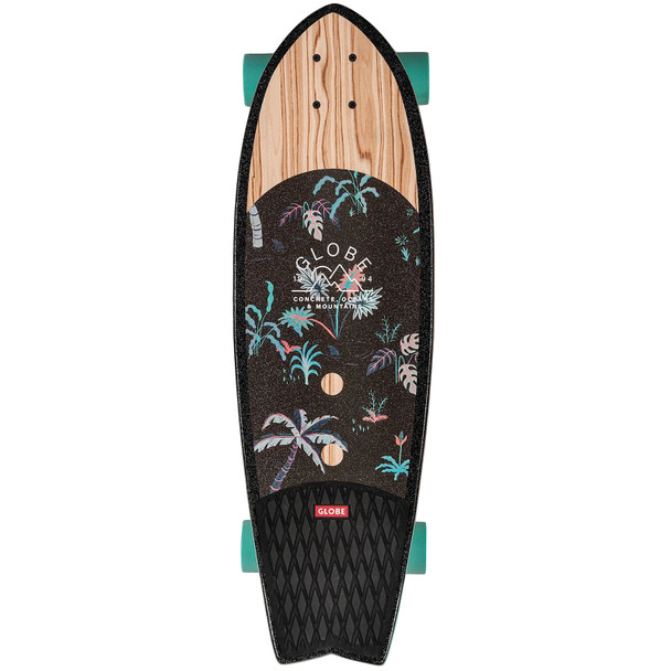 product variation GLOBE Sun City 30in Olivewood/Neon Jungle Cruiser Skateboard (10525031-OLIVEWOOD_NEON JUNGLE-30in) image
