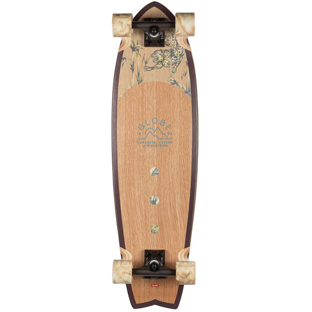 product variation GLOBE Chromantic White Oak/Jaguar 33in Cruiser Skateboard (10525055-WHITE_OAK_JAGUAR-33in) image