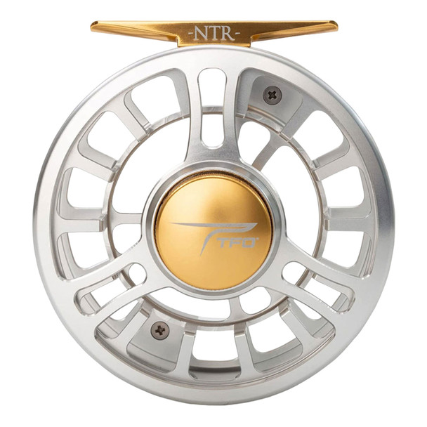 product variation TFO NTR Fly Fishing Reel Temple Fork Outfitters Large Arbor Reel 150 yards/20 lb/WF8F | Clear Gold image