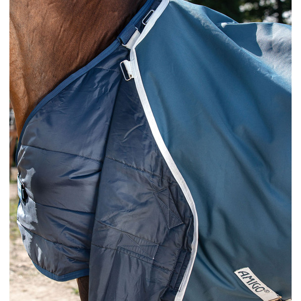 product variation HORSEWARE IRELAND AmEco 1200D Plus 0g Teal/Gray Turnout Blanket (AAROJ0-CTJ0) image