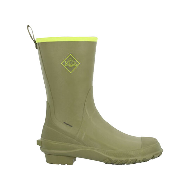 product variation MUCK BOOT COMPANY Men's Harvester Capulet Olive/Lime Green Mid Rubber Boots (MRBMM300) image