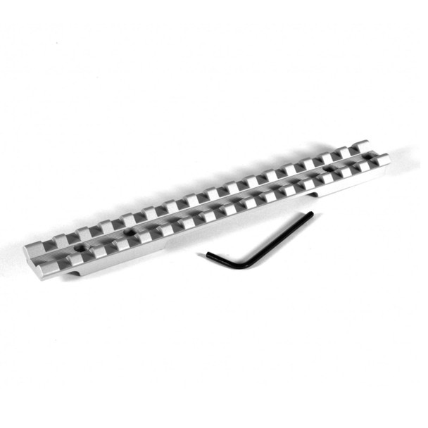 product variation EVOLUTION GUN WORKS Silver Savage Round Back Short Action 20 MOA Picatinny Rail Scope Mount (41012) image