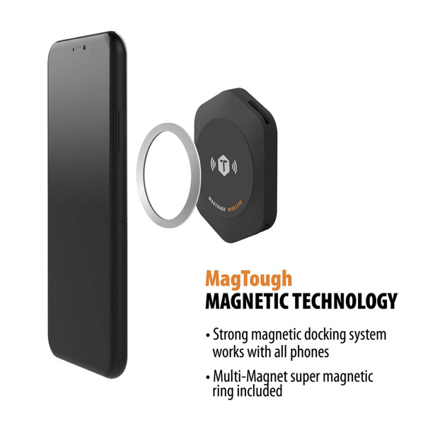 product variation TOUGHTESTED MagTough Magnetic 15-Watt Wireless Charging Dash and Windshield Mount (TT-4S-WCMAG) image