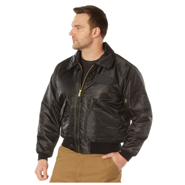product variation ROTHCO Men's CWU-45P Black Flight Jacket (7522) image