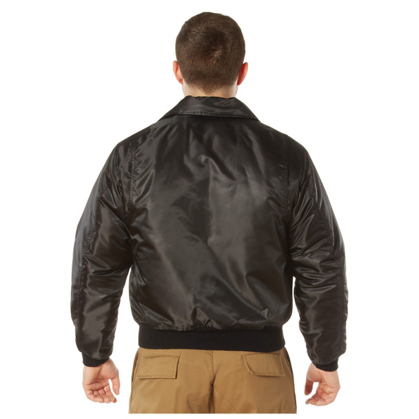 product variation ROTHCO Men's CWU-45P Black Flight Jacket (7522) image