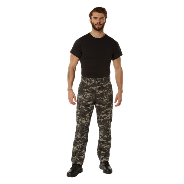 product variation ROTHCO Men's Subdued Urban Digital Camo Tactical BDU Pants (9620) image