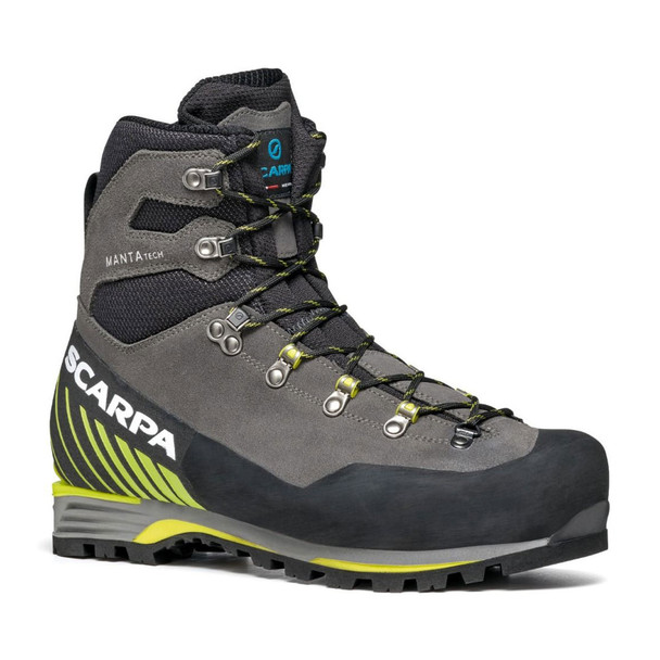 product variation SCARPA Men's Manta Tech GTX Shark/Lime Mountain Boots (87506/201-SrkLim) image