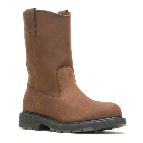 WOLVERINE 10in Wellington Dark Brown Work Boots W04727