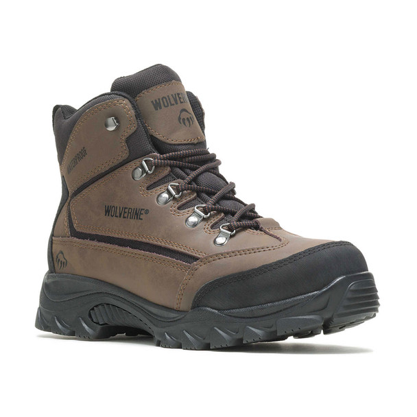 product variation WOLVERINE Men's Spencer Waterproof Brown/Black Hiking Boots (W05103) image