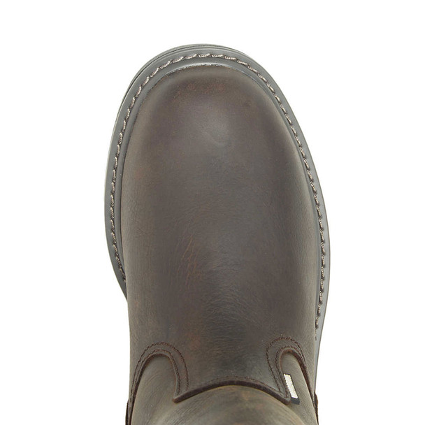product variation WOLVERINE Men's Floorhand Waterproof Steel-Toe 10in Wellington Dark Brown Work Boots (W10680) image