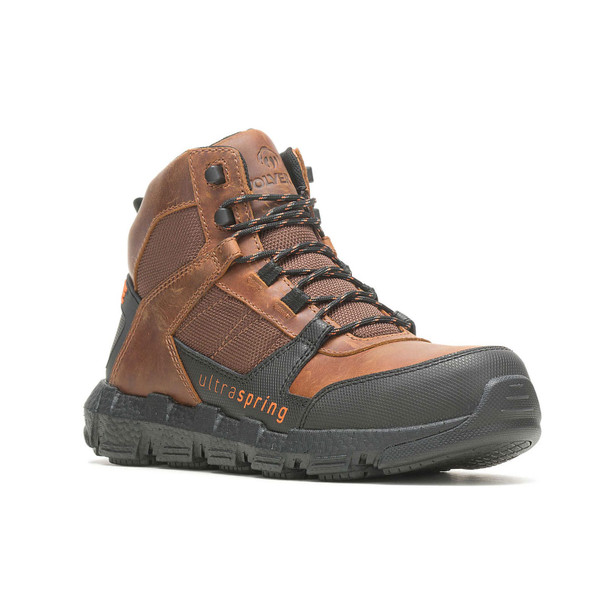 product variation WOLVERINE Men's Rev UltraSpring DuraShocks Vent CarbonMax Tobacco Work Boots (W221034) image