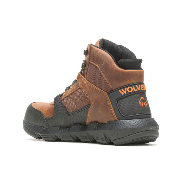 product variation WOLVERINE Men's Rev UltraSpring DuraShocks Vent CarbonMax Tobacco Work Boots (W221034) image