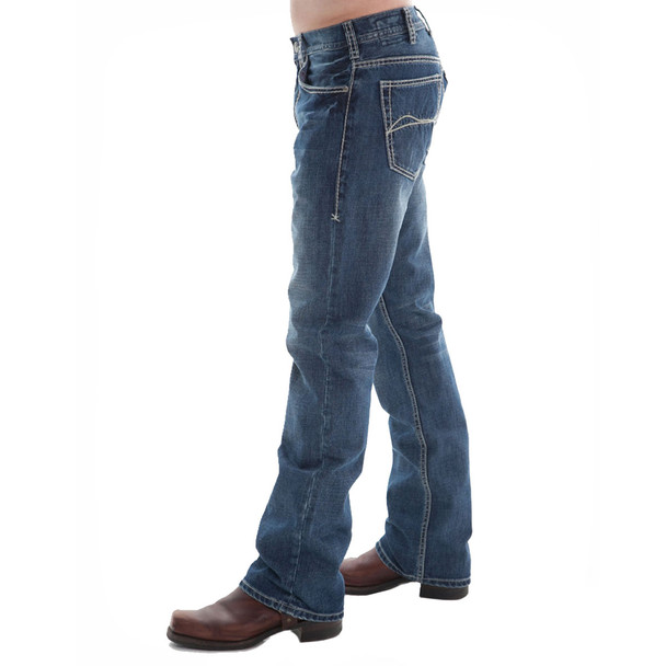 product variation B.TUFF Men's Hooah Medium Wash Jeans (B01-MHOOAH-MWH) image