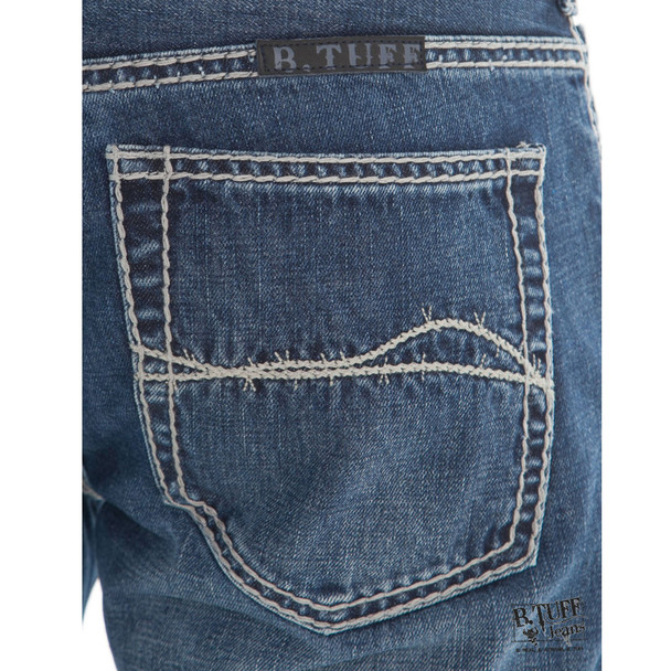product variation B.TUFF Men's Hooah Medium Wash Jeans (B01-MHOOAH-MWH) image