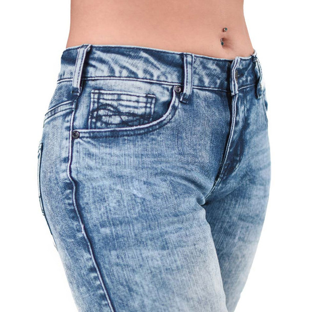 product variation Cowgirl Tuff Company Women's High Tide Medium Wash Jeans (C01-JHIGHT-MWH) image
