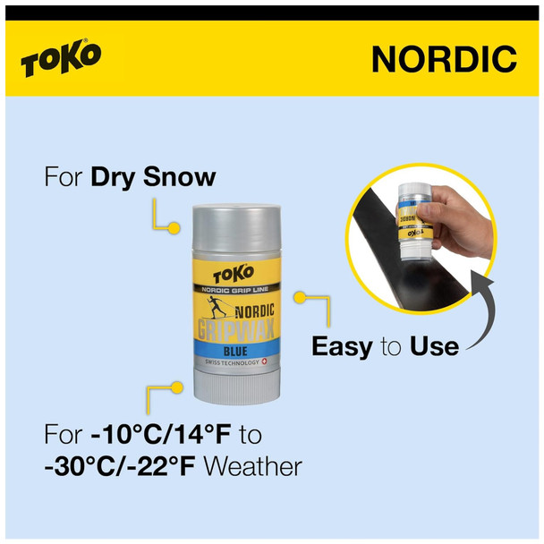 product variation TOKO Nordic Blue 25g Grip Wax (5508753) image