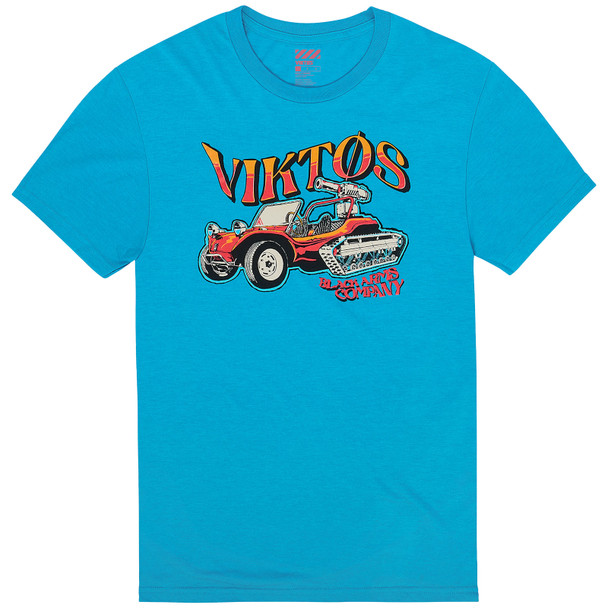 product variation VIKTOS Men's Halftracked Turquoise Heather Tee (18700) image