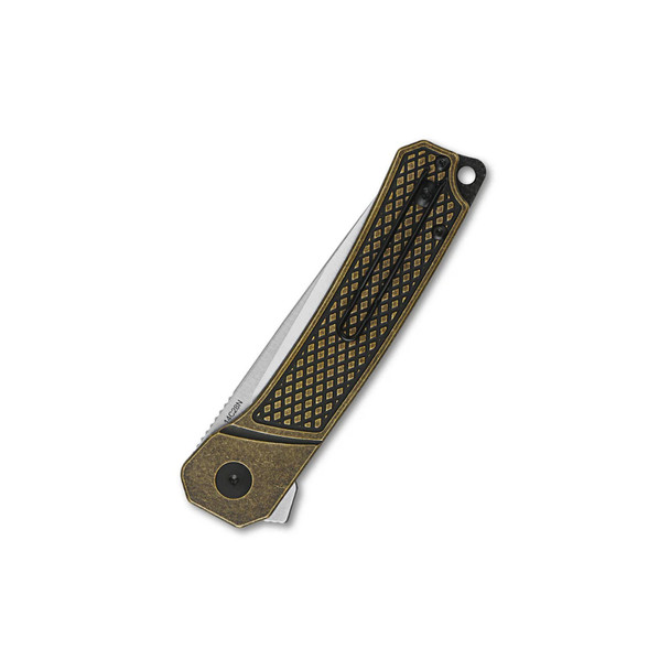 product variation Brass Stonewashed Handle / Satin 14C28N Blade image