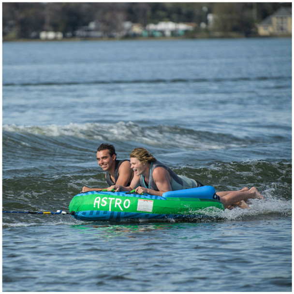 product variation RADAR Astro 2-Person Marshmallow Top Blue/Green Towable Tube (227015) image