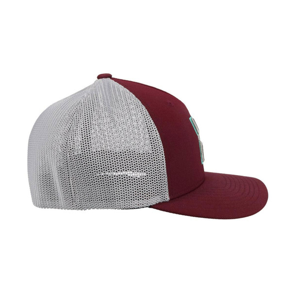 product variation HOOEY Coach 5-Panel Gray/Teal Hooey Logo Flexfit L/XL Maroon/Gray Cap (2112MAGY-02) image