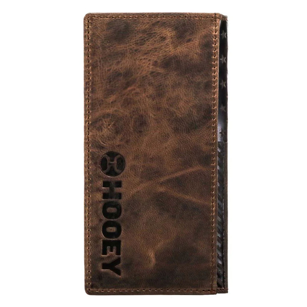 product variation HOOEY Liberty Roper Brown Rodeo Wallet (HW003-BRBK) image
