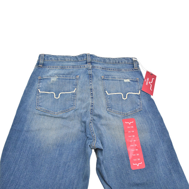 product variation Open Box (Great condition, limited use): KIMES RANCH Womens Olivia Jeans, Color: Blue, Size: 14x36 (OLIVIA-BLU-14x36) image