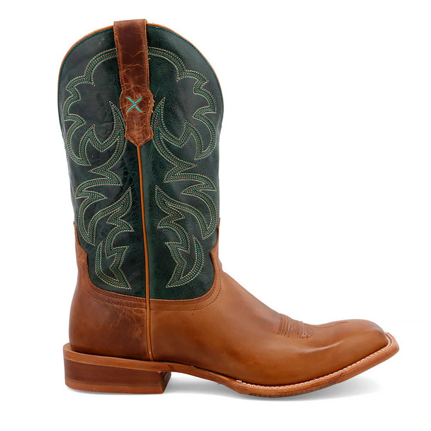 product variation TWISTED X Men's 12in Rancher Light Tan and Teal Boot (MRAL027) image