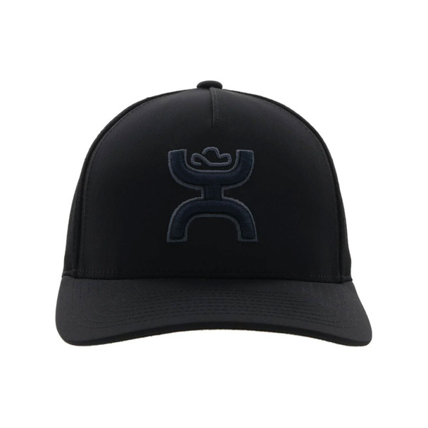 product variation HOOEY Coach 5-Panel Black/Blue Hooey Logo Flexfit S/M Black Cap (2212BK-01) image