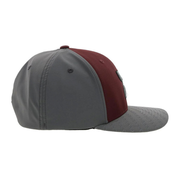 product variation HOOEY Solo III 6-Panel Gray/Black Hooey Logo Flexfit S/M Maroon/Gray Cap (2219MAGY-01) image