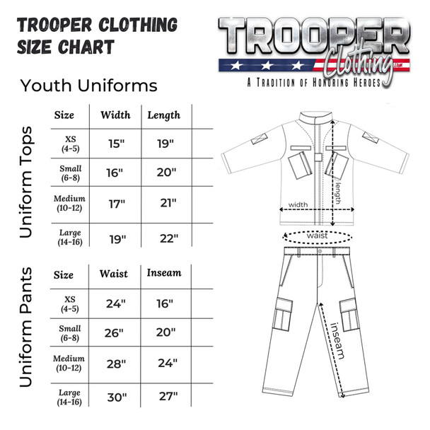 product variation TROOPER Youth Navy NWU III 3PC Uniform Set (196) image